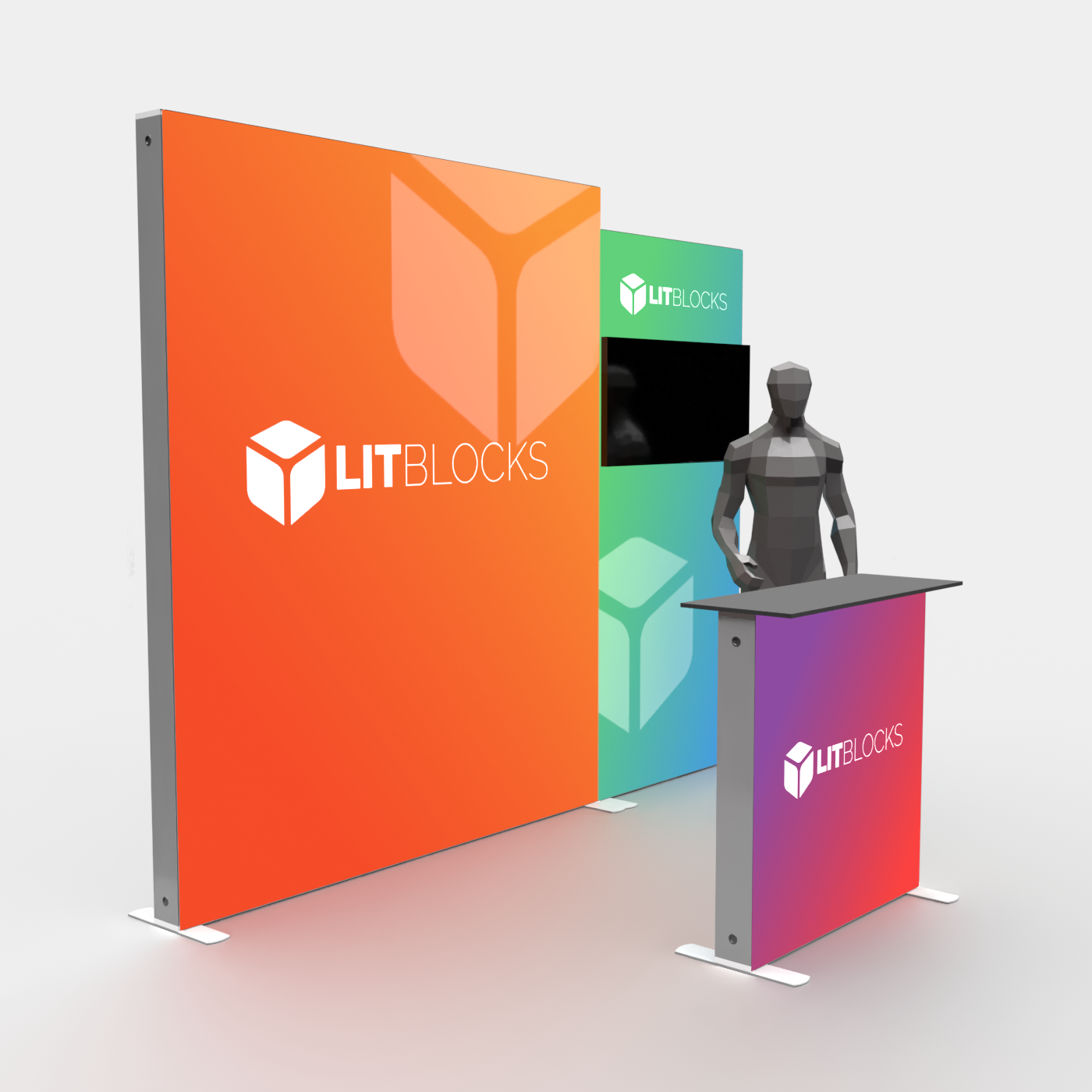 Take Your Display to the Next Level with SEGO LitBlocks and TV Mount Options