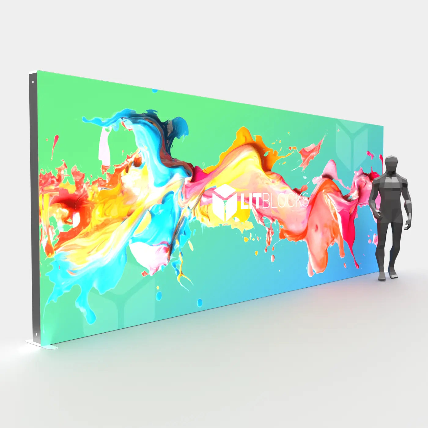SEGO LitBlocks - 20ft x 7.87ft Seamless Lightbox Display