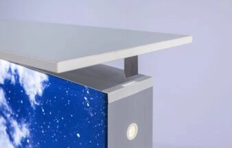 SEGO 10ft x 7.4ft Lightbox with Center TV Mount