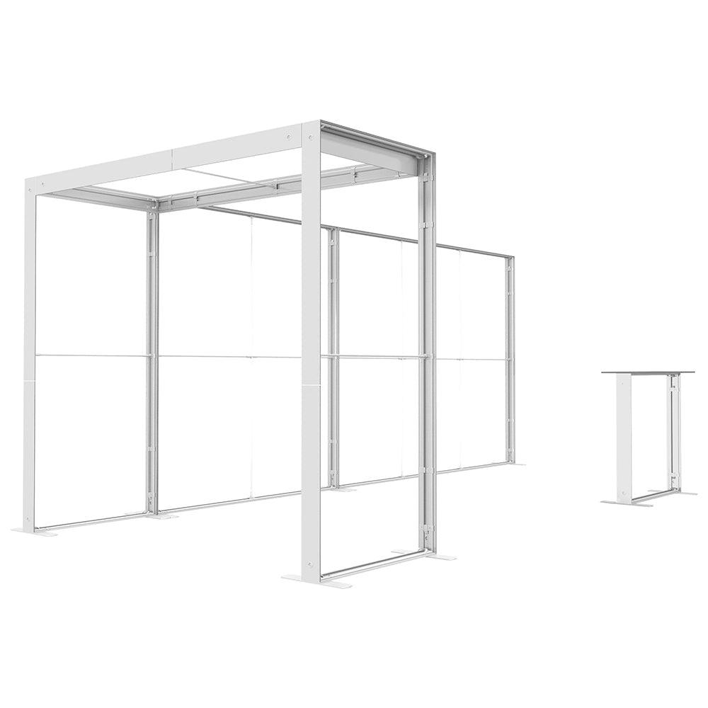 SEGO LitBlocks - 20ft x 7.4ft Bridge with Counter Lightbox Display