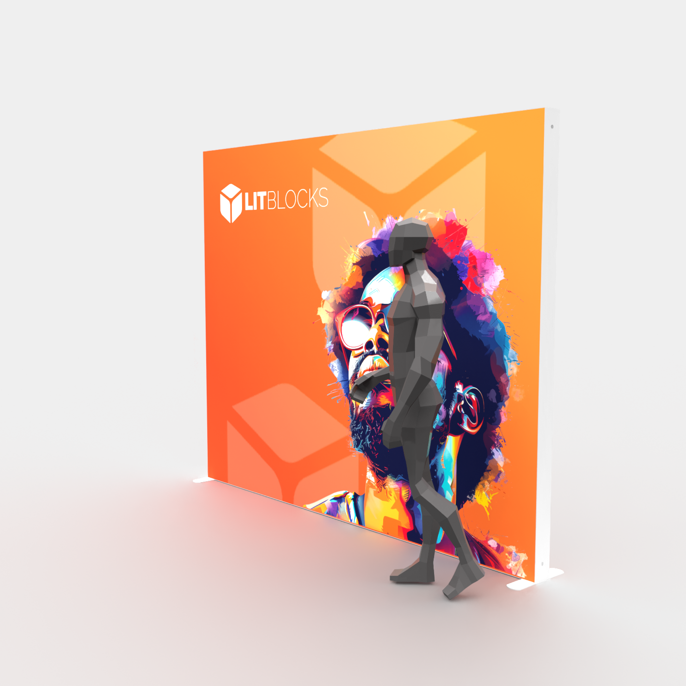 SEGO LitBlocks - 9.8 x 7.4ft. Double-Sided Lightbox Display