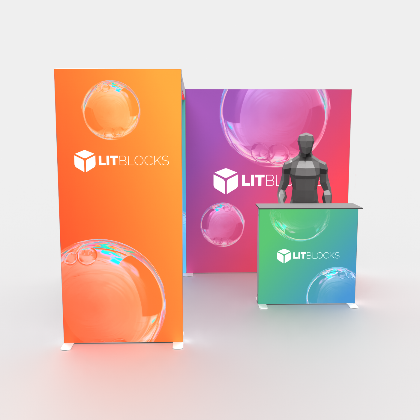 SEGO LitBlocks - 10ft x 7.4ft Bridge LightBox Display