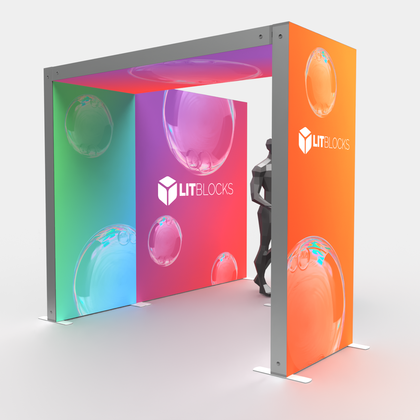 SEGO LitBlocks - 10ft x 7.4ft Bridge LightBox Display