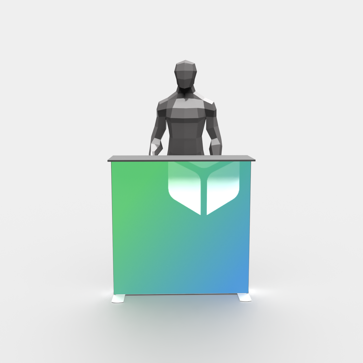 SEGO LitBlock - 3.3 x 3.3ft. Double-Sided Counter Display