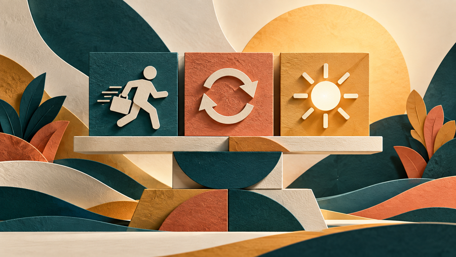 Balanced paper modules supporting portability, reuse and lighting symbols