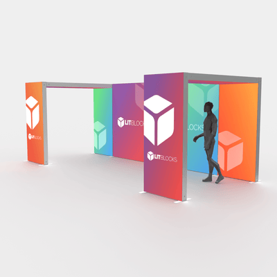 SEGO LitBlocks - 20ft x 7.4ft Double Bridge Lightbox Display