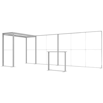 SEGO LitBlocks - 20ft x 7.4ft Bridge with Counter Lightbox Display