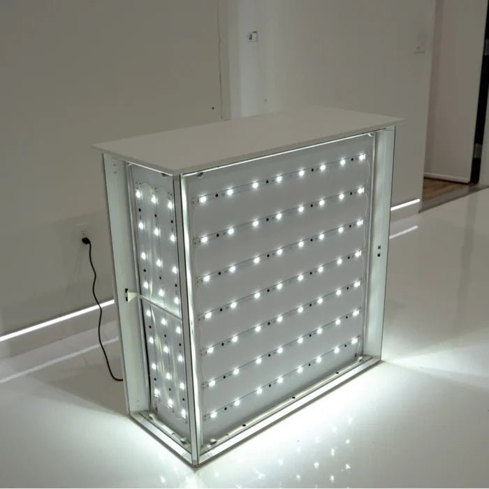 MLB60 Three-Sided Backlit Counter Display Mobile Light Box