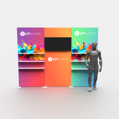 SEGO LitBlocks - 10ft X 7.4ft Lightbox Center TV