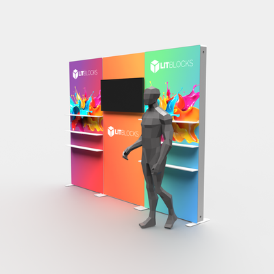 SEGO LitBlocks - 10ft X 7.4ft Lightbox Center TV