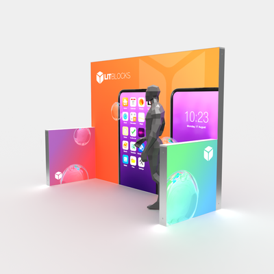 SEGO LitBlocks - 10ft x 7.4ft Kit E Lightbox Display